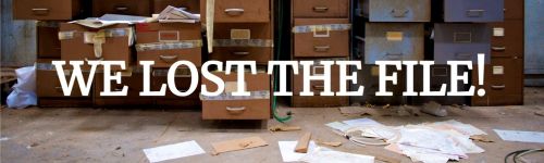 lost file banner
